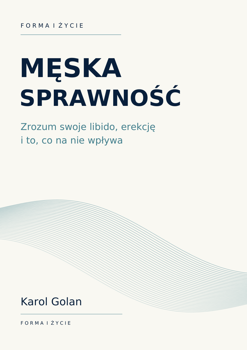 Okładka poradnika Męska sprawność — Karol Golan